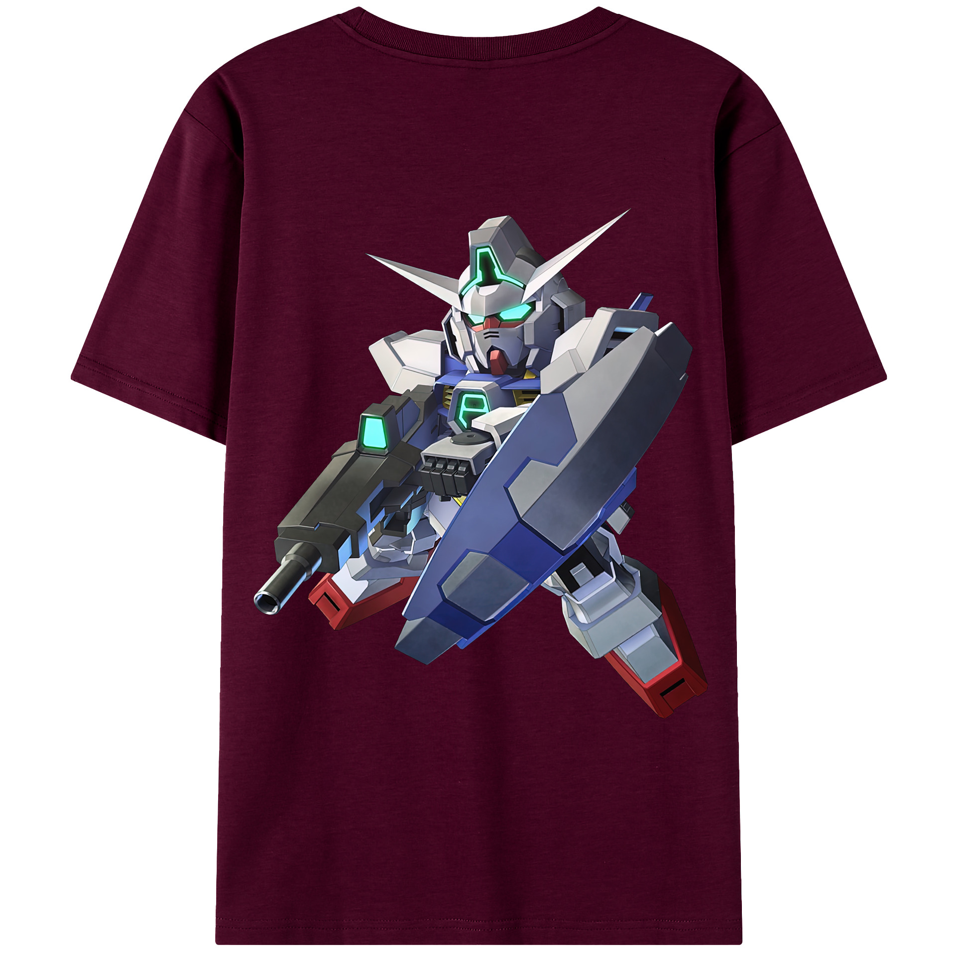 （画像用） 機動戦士ガンダム Mobile Suit Gundam レディース半袖Tシャツ(バックプリント)